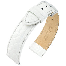 Load image into Gallery viewer, Hirsch CROCOGRAIN Crocodile Embossed Leather Watch Strap 20mm