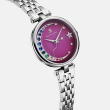 Load image into Gallery viewer, Black By Blue Brave Crescent Moon (32mm) Purple Dial 4B11124