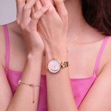 Load image into Gallery viewer, Black By Blue Brave Crescent Moon (32mm) Pink Dial 4B11128