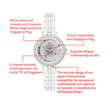 Load image into Gallery viewer, Black By Blue Brave Crescent Moon (32mm) Green Dial 4B11126