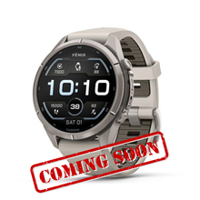 Load image into Gallery viewer, Garmin Fenix 9 Pro – 43mm Titanium with Fog Gray/Dark Sandstone Silicone Band