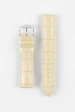 Load image into Gallery viewer, Hirsch DUKE Alligator-Embossed Leather Watch Strap 22mm