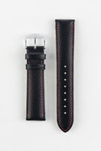 Load image into Gallery viewer, Hirsch KANSAS Buffalo-Embossed Calf Leather Watch Strap 18mm