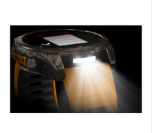 Load image into Gallery viewer, Garmin Fenix 8 AMOLED 51mm Sapphire Titanium with Spark Orange/Graphite Silicone Band