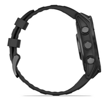 Load image into Gallery viewer, Garmin Fenix 8 AMOLED 47mm Stainless Steel Slate Gray with Black Silicone Band