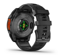 Load image into Gallery viewer, Garmin Fenix 8 AMOLED 47mm Stainless Steel Slate Gray with Black Silicone Band