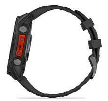 Load image into Gallery viewer, Garmin Fenix 8 AMOLED 47mm Stainless Steel Slate Gray with Black Silicone Band