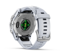 Load image into Gallery viewer, Garmin Fenix 8 AMOLED 43mm Stainless Steel Silver with Whitestone Silicone Band (Pre-order)