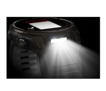 Load image into Gallery viewer, Garmin Fenix 8 51mm Solar Sapphire Carbon Gray DLC Titanium with Black/Pebble Gray Silicone Band