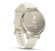 Load image into Gallery viewer, Garmin Lily 2 Active Lunar Gold with Bone Silicone Band (PRE-ORDER)