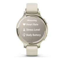 Load image into Gallery viewer, Garmin Lily 2 Active Lunar Gold with Bone Silicone Band (PRE-ORDER)