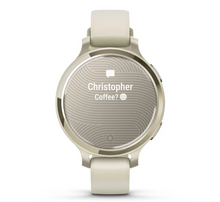 Load image into Gallery viewer, Garmin Lily 2 Active Lunar Gold with Bone Silicone Band (PRE-ORDER)