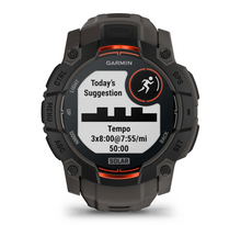 Load image into Gallery viewer, Garmin Instinct 3 SOLAR Black with Charcoal Band - 50mm (Pre-order)