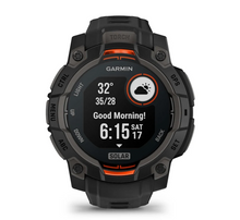 Load image into Gallery viewer, Garmin Instinct 3 SOLAR Black with Black Band - 45mm