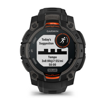 Load image into Gallery viewer, Garmin Instinct 3 SOLAR Black with Black Band - 45mm