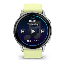 Load image into Gallery viewer, Garmin Venu 4 - 45mm Silver with Citron Silicone band