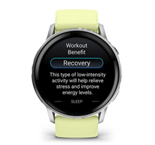 Load image into Gallery viewer, Garmin Venu 4 - 45mm Silver with Citron Silicone band