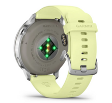 Load image into Gallery viewer, Garmin Venu 4 - 45mm Silver with Citron Silicone band