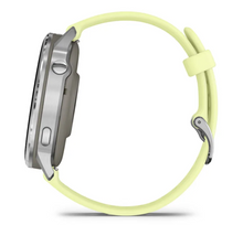 Load image into Gallery viewer, Garmin Venu 4 - 45mm Silver with Citron Silicone band