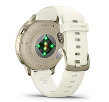 Load image into Gallery viewer, Garmin Venu 4 - 41mm Lunar Gold with Bone Silicone Band