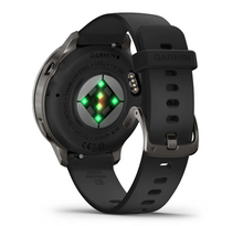 Load image into Gallery viewer, Garmin Venu 4 - 41mm Slate with Black Silicone Band