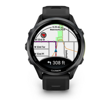 Load image into Gallery viewer, Forerunner 970 Carbon Gray DLC Titanium with Black Case and Black/Translucent Whitestone Band