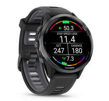 Load image into Gallery viewer, Forerunner 970 Carbon Gray DLC Titanium with Black Case and Black/Translucent Whitestone Band