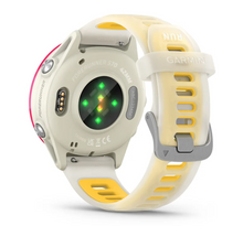 Load image into Gallery viewer, Garmin Forerunner 570 - 42mm Raspberry Aluminum with Translucent Bone/Mango Band