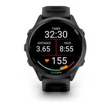 Load image into Gallery viewer, Garmin Forerunner 570 - 47mm Slate Gray Aluminum with Translucent Black/Black Band (Pre-order)