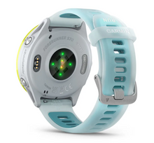 Load image into Gallery viewer, Garmin Forerunner 570 - 47mm Amp Yellow Aluminum with Translucent Whitestone/Turquoise Band