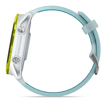 Load image into Gallery viewer, Garmin Forerunner 570 - 47mm Amp Yellow Aluminum with Translucent Whitestone/Turquoise Band