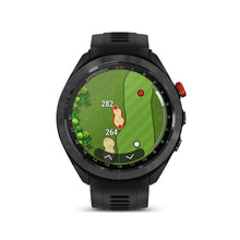 Load image into Gallery viewer, Garmin Approach S70 (47mm) Black Ceramic Bezel with Black Silicone Band