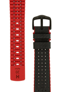 Hirsch AYRTON Carbon Embossed Performance Watch Strap 24mm