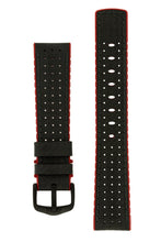 Load image into Gallery viewer, Hirsch AYRTON Carbon Embossed Performance Watch Strap 22mm
