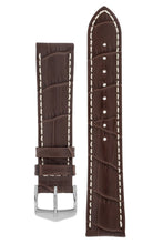 Load image into Gallery viewer, Hirsch MODENA Alligator-Embossed Leather Watch Strap 20mm