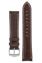 Load image into Gallery viewer, Hirsch MODENA Alligator-Embossed Leather Watch Strap 24mm
