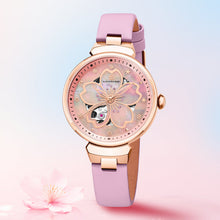 Load image into Gallery viewer, Black By Blue Brave Cherry Blossom 36mm (4B1196) Pink Mother Of Pearl Dial Leather Strap Automatic Watch (Copy)

