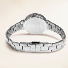 Load image into Gallery viewer, Black By Blue Brave Cherry Blossom 32mm (4B1213) Champagne Mother Of Pearl Dial Genuine Diamonds Sakura Petal Hand Silver Bracelet Watch
