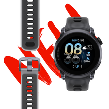 Load image into Gallery viewer, Coros Pace 4 Aluminum Black Crystal Silicone
