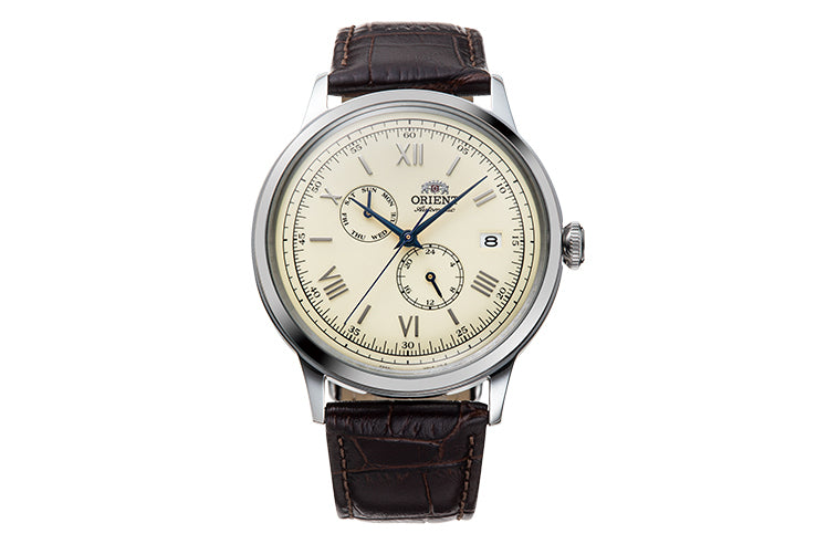 Orient Bambino Mechanical Classic Watch, Leather Strap - 40.5mm (RA-AK0702Y)