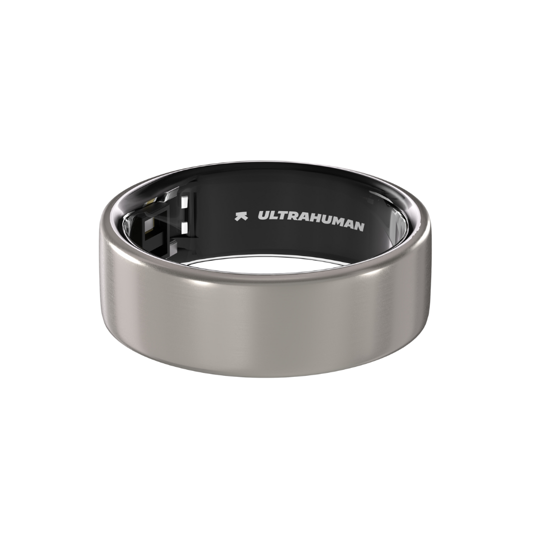 Köp Ultrahuman Ring Air Raw Titanium Size 12 - på