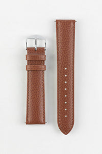 Hirsch KANSAS Buffalo-Embossed Calf Leather Watch Strap 22mm