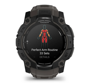 Garmin Instinct 3 AMOLED Black with Charcoal Band - 50mm