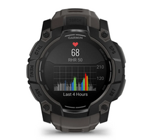 Load image into Gallery viewer, Garmin Instinct 3 AMOLED Black with Charcoal Band - 50mm
