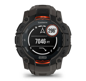 Garmin Instinct 3 SOLAR Black with Charcoal Band - 50mm