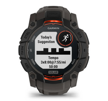 Load image into Gallery viewer, Garmin Instinct 3 SOLAR Black with Charcoal Band - 50mm
