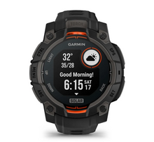 Load image into Gallery viewer, Garmin Instinct 3 SOLAR Black with Black Band - 45mm
