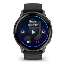 Load image into Gallery viewer, Garmin Venu 4 - 45mm Slate with Black Silicone Band (Pre-order)
