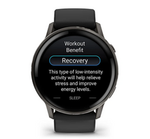 Load image into Gallery viewer, Garmin Venu 4 - 45mm Slate with Black Silicone Band (Pre-order)
