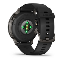 Load image into Gallery viewer, Garmin Venu 4 - 45mm Slate with Black Silicone Band (Pre-order)
